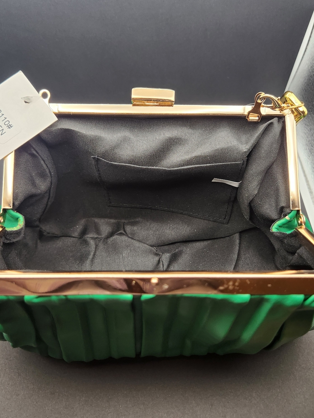 Gold Green Vintage Inspired Purse - Picture 5 of 5